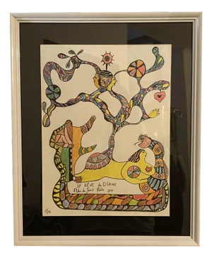 Niki De Saint Phalle, Dream of Diana, 1970, Lithograph
