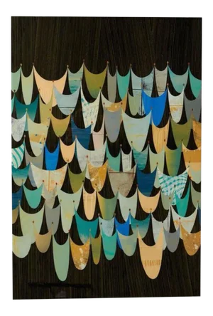Mixed-Media and Resin Collage by Rex Ray