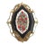 Late Victorian Italian Micro-Mosaic on Black Onyx Brooch For Sale