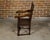 Brown English George III Period Early 18th Century Oak Armchair with Carved Back For Sale - Image 8 of 12