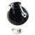Contemporary 1980s Fire Island Black Bullicante Art Glass Perfume Bottle For Sale - Image 3 of 6