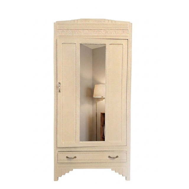 Parisian Art Deco Style Wooden Wardrobe, 1930s-1940s For Sale - Image 14 of 14