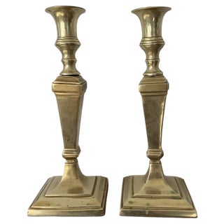 Brass Candlesticks, Set of 2 For Sale