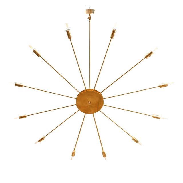 Brass Sputnik Ceiling Lights For Sale