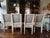 Wood 1930s Jean-Michel FrankLouis XVI Style, 4 Dining Side Chairs, Parchment, France For Sale - Image 7 of 17