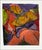 Contemporary Beautiful Abstract Painting + Charcoal on Paper - Unusual Color - Legs + Lyrical Shapes For Sale - Image 3 of 4