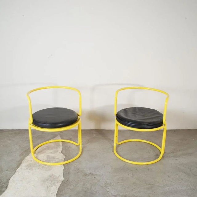 Black Set of Locus Solar Series Lounge Chairs by Gae Aulenti for Poltronova, Late 1960s For Sale - Image 8 of 8