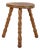 Antique Bobbin Leg Milk Stool For Sale