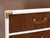 Wood White Vintage Campaign Dresser For Sale - Image 7 of 12