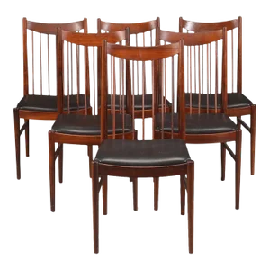 Model 422 Highback Dining Chairs in Rosewood by Arne Vodder - Set of 6