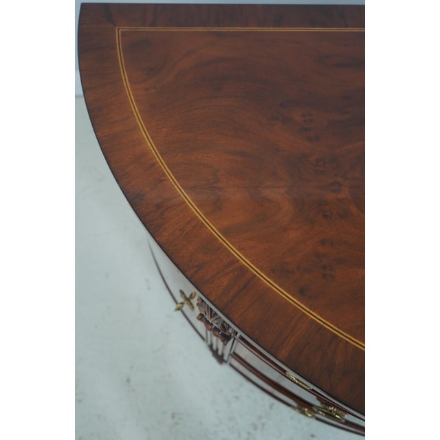 Karges French Louis XVI Walnut Dresser Commode Server For Sale - Image 16 of 18