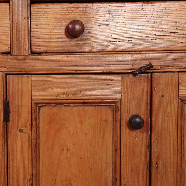 English Country House Dresser Base in Pine For Sale - Image 10 of 12