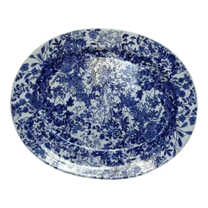 Large Late 19th Century English Serving Platter by Brown-Westhead, Moore & Co Patagonia Pattern.