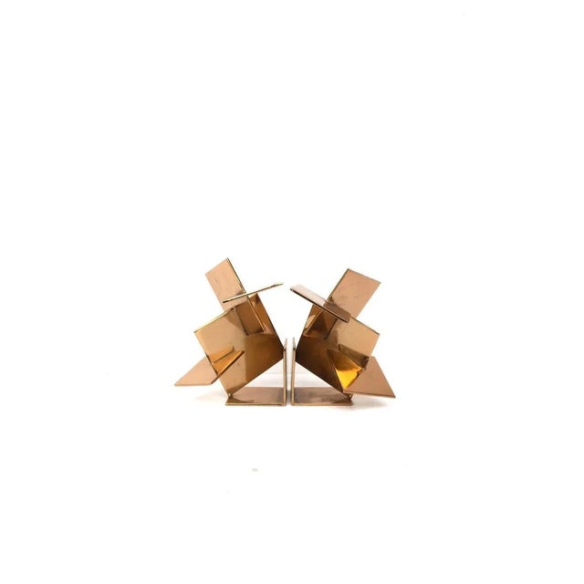 Geometric Abstract Bookends - A Pair For Sale - Image 4 of 12