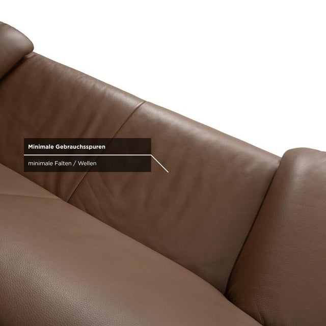 JR 8750 2-Seater Sofas in Brown Leather from Jori, Set of 2 For Sale - Image 11 of 18