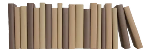 Decorative Books - Chocolate Paper Wrapped Books - Brown Books By The Foot