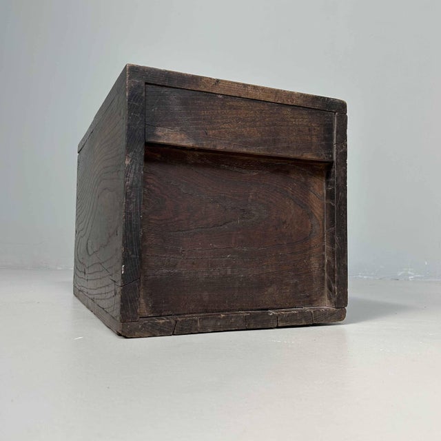 Antique Wooden Zenibako Temple Offering Box, Japan, 1890s For Sale - Image 15 of 17