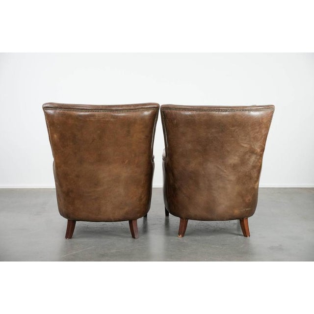 Vintage Cowhide Chairs, Set of 2 For Sale - Image 3 of 18