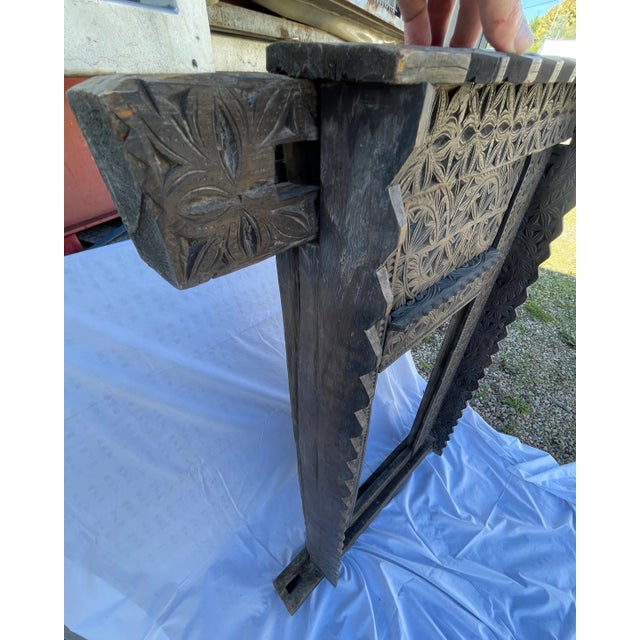 Wood Himalayan Ethnic Chalais Door, 1950s For Sale - Image 7 of 18