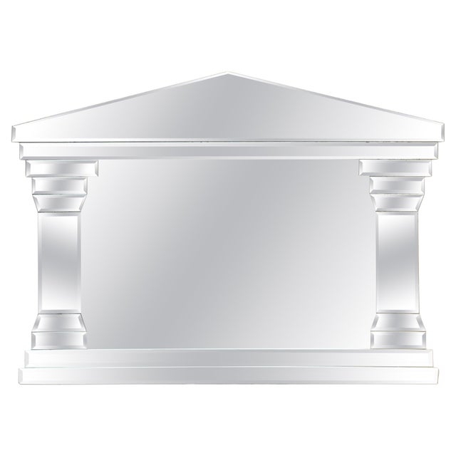 Mid 20th Century Hollywood Regency Style Full-Length Rectangular Beveled Mirror For Sale - Image 15 of 18