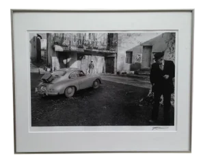 1956 "In the Alps Near Monaco" Silver Gelatin Photograph by Jesse Alexander, Framed