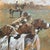 Contemporary Contemporary Original Stephen Heigh Equestrian Horse & Hound Painting “Get Set” Vintage Frame For Sale - Image 3 of 4