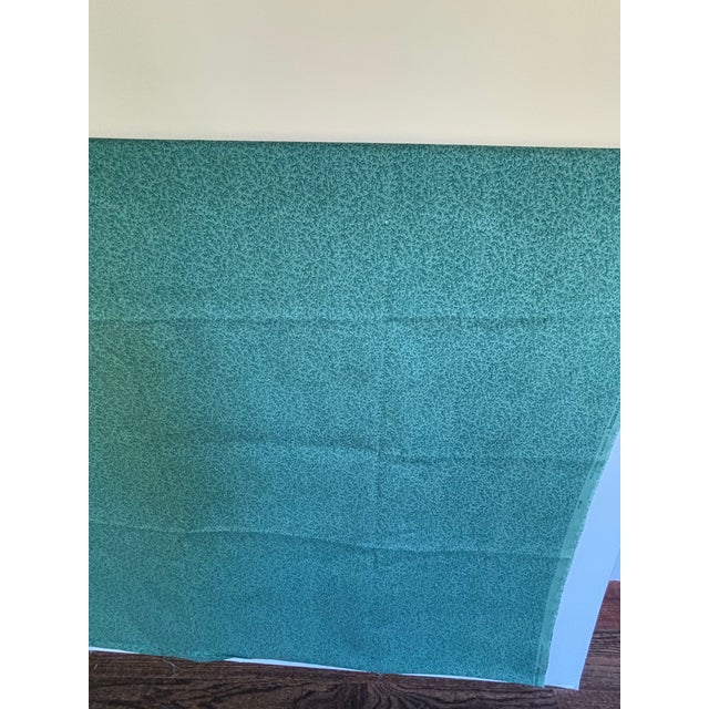 6 yards of green fabric from Brunschwig & Fils entitled “Seacoral”.