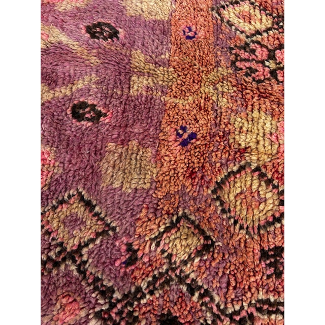 Textile Vintage Moroccan Boujad Rug, 1990 For Sale - Image 7 of 16