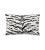 Contemporary The House of Scalamandré Tigre Lumbar Pillow, Off-White & Black For Sale - Image 3 of 3