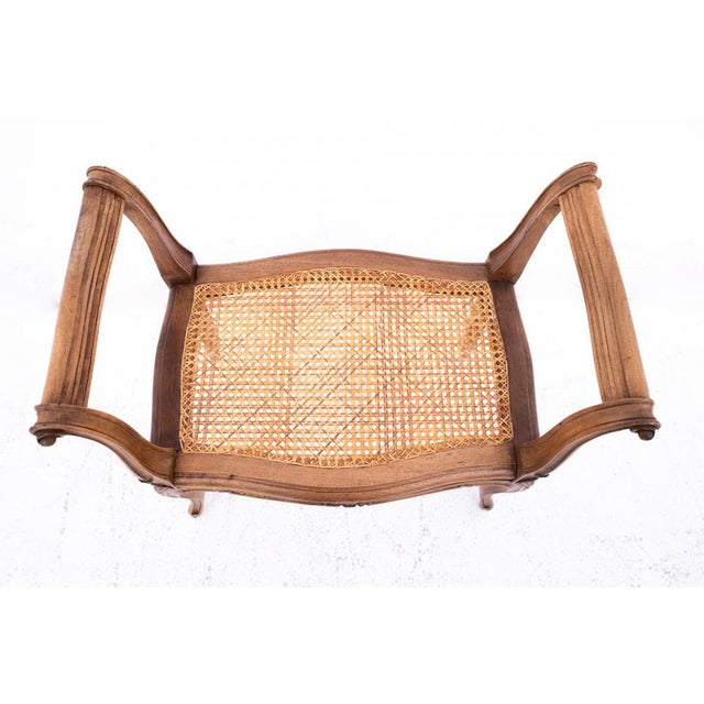 Vintage French Bench, 1940s For Sale - Image 4 of 10