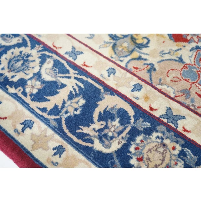 Textile Vintage Isfahan Rug 4'0'' x 6'0'' For Sale - Image 7 of 11