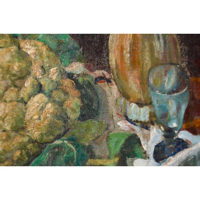 Beige Still Life with Cauliflower by Médard Maertens, 1944 For Sale - Image 8 of 10