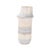 Featuring soft, layered bands of taupe, sand, and stone-gray tones, this ceramic piece captures the subtle beauty of...