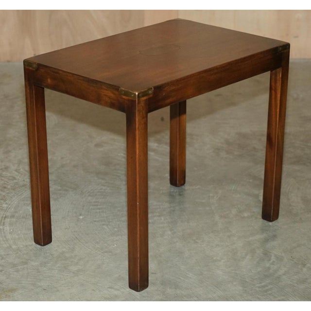 Vintage Nesting Tables from Harrods, Set of 3 For Sale - Image 9 of 18