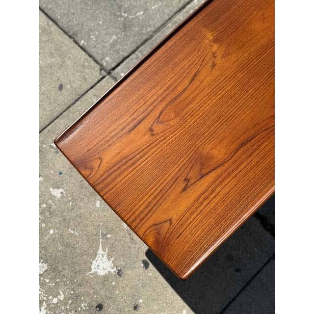 Mid-Century Modern Vintage Kristiansen Thomassen Teak Low Coffee Table For Sale - Image 3 of 12