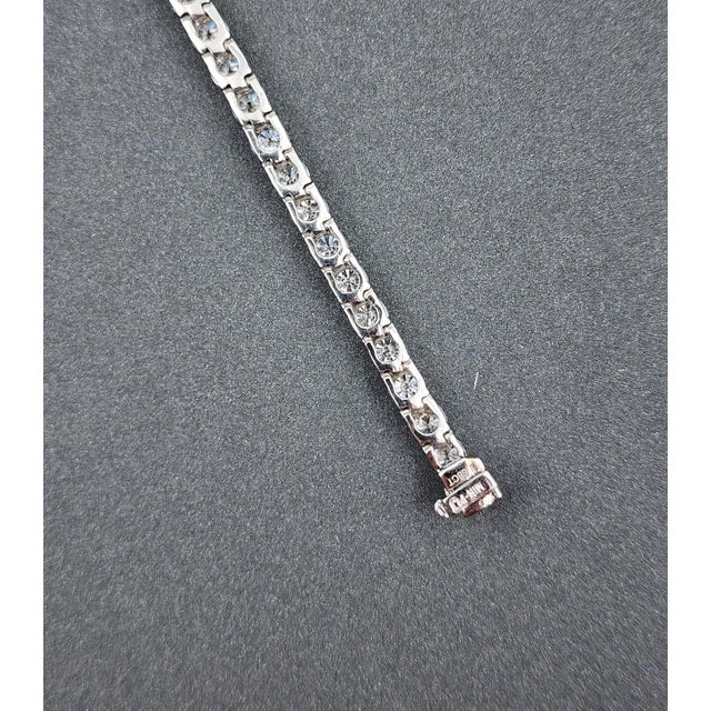 11.68 Ct Diamond Tennis Bracelet For Sale In Chicago - Image 6 of 8