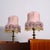 Metal Table Lamps with Beads, 1960s, Set of 2 For Sale - Image 7 of 18