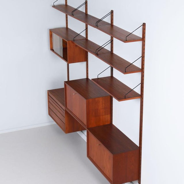 1960s Royal System in Teak by Poul Cadovius for Cado, 1960s, Set of 14 For Sale - Image 5 of 12