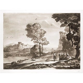 Liber Veritatis - Original B/W Etching after Claude Lorrain - 1815 1815 For Sale