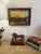 Rustic European Painting on Canvas 1967, “Alone and Forsaken," a Well-Known Moody Scene Often Attributed to Heinrich Vosberg For Sale - Image 3 of 9