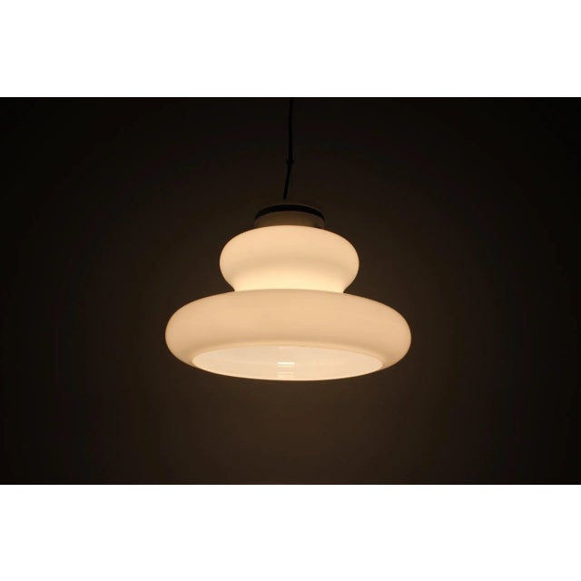 Mid-Century Glass Pendant by Napako, 1960s For Sale - Image 10 of 11