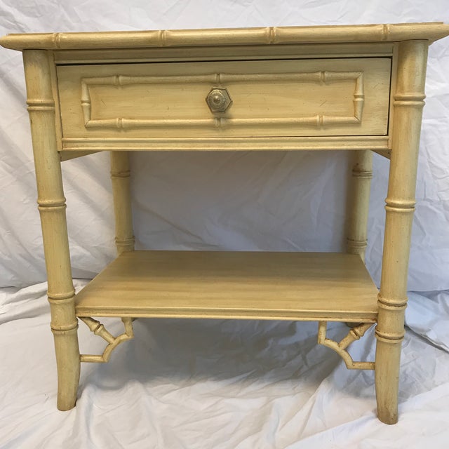 20th Century Hollywood Regency Thomasville Allegro Faux Bamboo