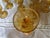 Vintage Mid-Century Amber Glass Water Pitcher & Tall Stemmed Goblets Rare 13-Piece Set For Sale - Image 4 of 6