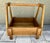 Brown Vintage Mid 20th Hand Crafted Wooden Storage Basket With Handle For Sale - Image 8 of 8