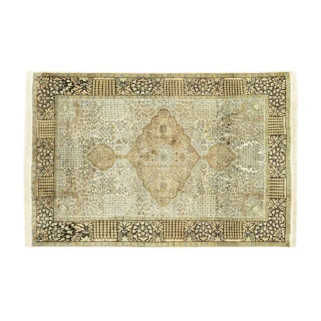 Vintage Silk Rug, 1960s For Sale - Image 14 of 14