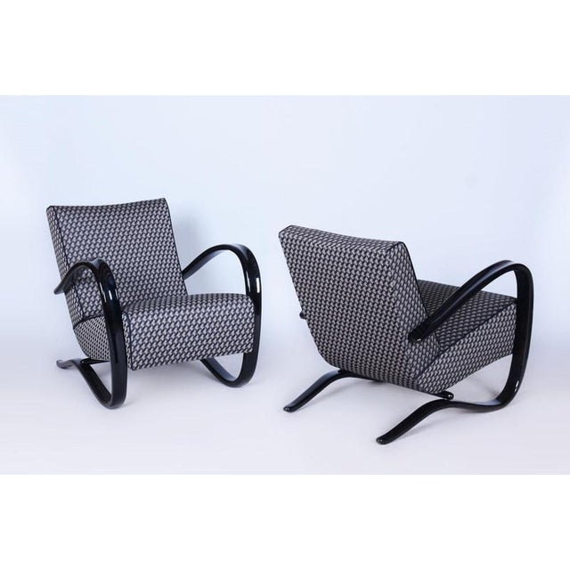 According to the original process, our professional refurbishing team in Czechia has restored and reupholstered the item....