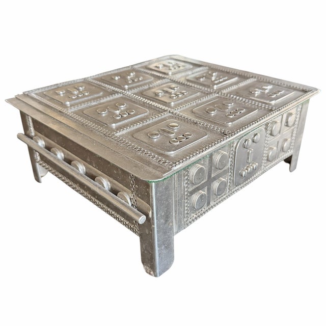 Vintage Stainless Steel Box by Stanley Szwarc For Sale - Image 4 of 16