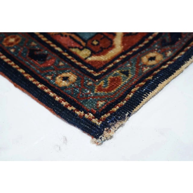 19th Century Antique Farahan Sarouk Rug 4'5'' x 6'8'' For Sale - Image 5 of 11
