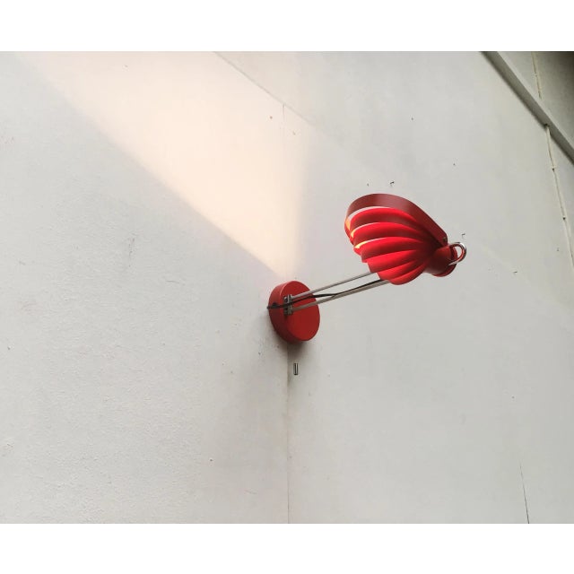 Vintage Swiss Space Age Visier Sconce by E. R. Nele for Temde For Sale - Image 10 of 18