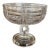 Antique Clear Pressed Glass Compote Duncan and Sons Cryptic Zipper Block Eapg Circa 1880's - Rare For Sale